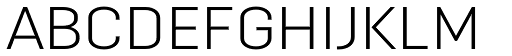 Opinion Pro Extended Light font specimen