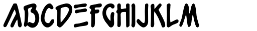 Orlando font specimen