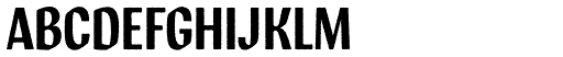 Ostbahnhof Bold rough font specimen