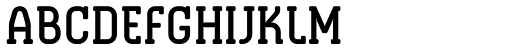Otsu Slab Medium font specimen