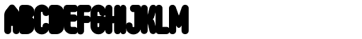 Oval Black font specimen