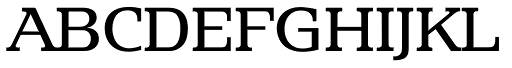 Penthouse Serial font specimen