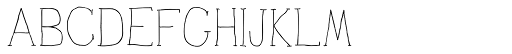 Personal Manifesto Light font specimen