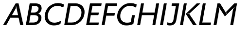Picadilly Italic font specimen