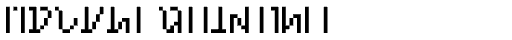 Pixel Reto Colour #2 font specimen