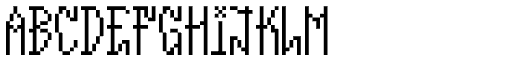 Pixel Reto Regular font specimen