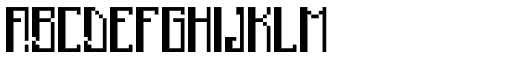 Pixelankycn CE Bold font specimen