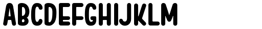 Prahaha Bold font specimen