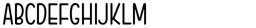 Prahaha Light font specimen