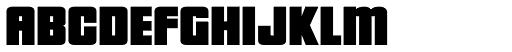 Pricedown Black font specimen