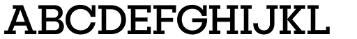 Publica Slab Regular font specimen