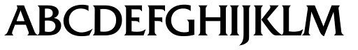 Quadrat Serial font specimen