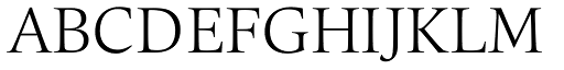 Quant Light font specimen