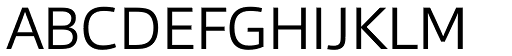 Qubo Light font specimen