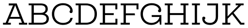 Queulat Regular font specimen