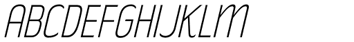 Rakesly ExtraLight Italic font specimen