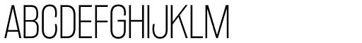 Rakesly ExtraLight font specimen
