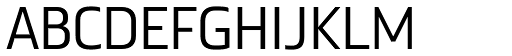 Ranelte Normal Regular font specimen