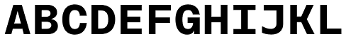 Rational TW Display DEMO Semi Bold font specimen