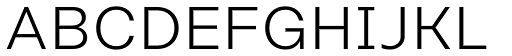 Rational Text DEMO Light font specimen