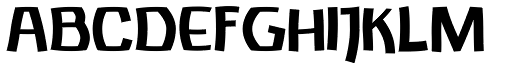 RB Naftalin font specimen