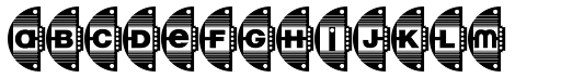 Reading Railroad font specimen