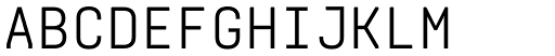 Realtime DEMO font specimen
