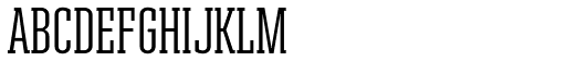 Ristretto Slab Pro Regular font specimen