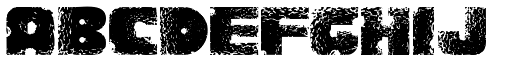 Rock Bottom font specimen