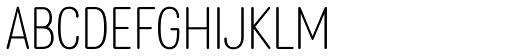Rolade Thin font specimen