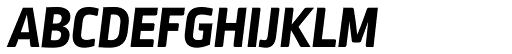 Ropa Mix Pro Extra Bold Italic font specimen