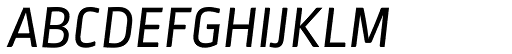 Ropa Mix Pro Italic font specimen