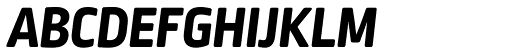 Ropa Soft Pro Extra Bold Italic font specimen