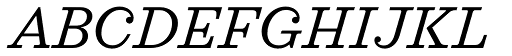 Sagona Book DEMO Italic font specimen