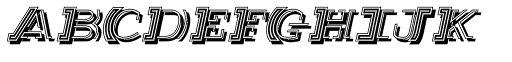 Salutatorian Deco font specimen