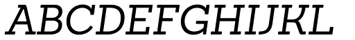 Sanchez Italic font specimen