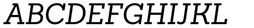 Sanchez Niu Regular It font specimen