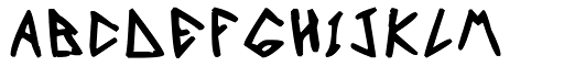 Sandikza Bold font specimen