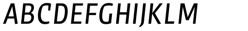 Sarre Testversion Italic font specimen