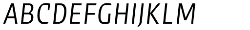 Sarre Testversion Light Italic font specimen