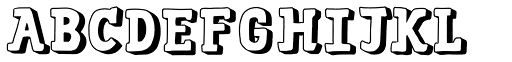 Saturator Serif FA Shadow font specimen
