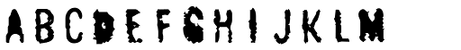SB Basement font specimen