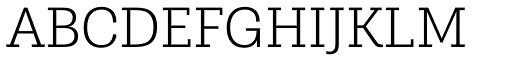 Shandon Slab Light font specimen