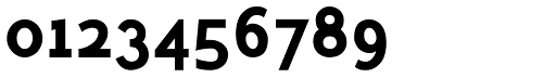 Sherbrooke Bold character specimen 5