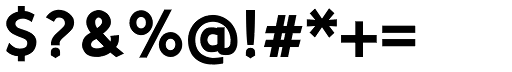 Sherbrooke Bold character specimen 6