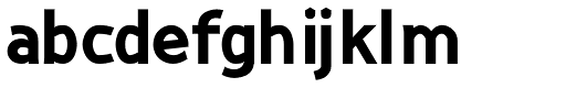 Sherbrooke Bold character specimen 3