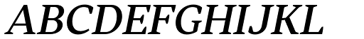 Skema Pro Omni Medium Italic font specimen