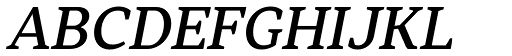Skema Pro Text Medium Italic font specimen