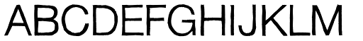 Sketchetik Fill Light font specimen