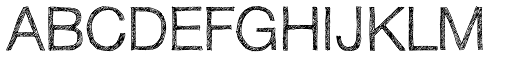 Sketchetik Light font specimen